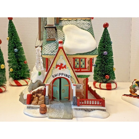 Department 56 Sweet Rock Candy Co Complete North Pole Series 56725 w Candy Road - Picture 2 of 16